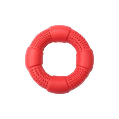CAITEC Dog Toys Foam Ring Toy Soft Bite Ring Light Durable Floatable Bite Resistant Interactive Toy 3 Size for Choosing