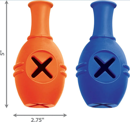 S-Size KONG Genius Leo Dog Toy, Color Varies