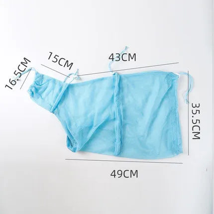 Pet Cat Bath Mesh Bag Multifunctional Adjustable Anti-Scratch Pull-Resistant Polyester Grooming Washing Bags Cat Supplies