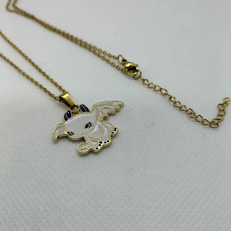 Yungqi Fashion Cartoon Cat Flower Necklace Hip Hop Couple Animal Kitten Pet Charm Pendant Friends Gift Clavicle Chocker Bijoux