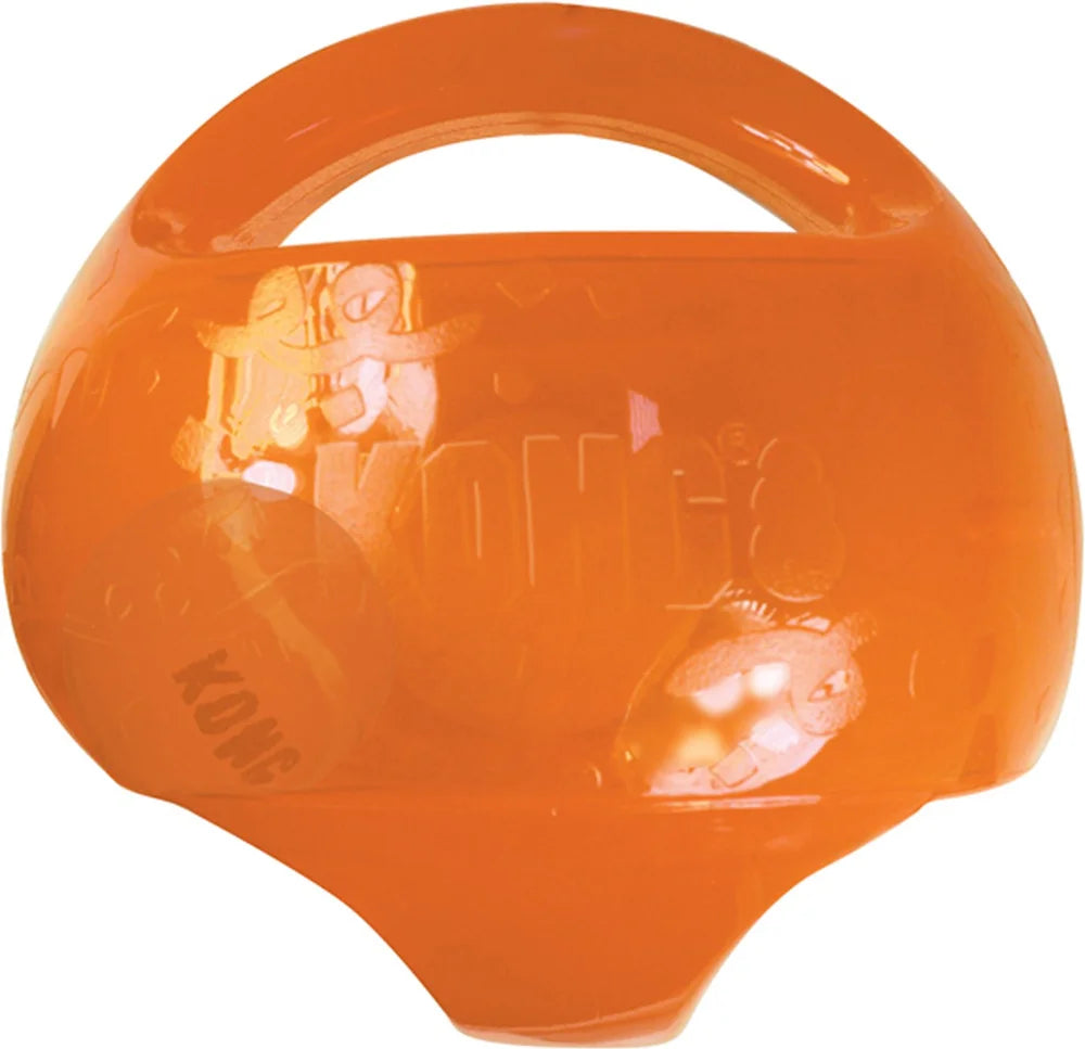 M/L Size KONG Jumbler Ball/Football Dog Toy, Color Varies