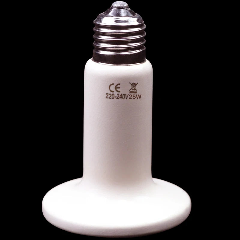 Far Infrared Pet Heating Lamp Ceramic 220V Reptile Turtle Brooder Bulb Heat Emitter Light Bulb 25W 50W 75W 100W 150W 200W