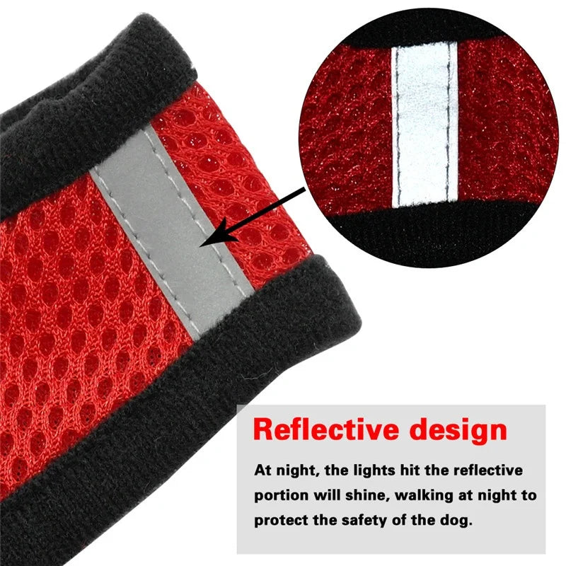 Dog Harness for Small Dogs Cats Adjustable Pet Harness And Leash Set Breathable Vest for Pug Chihuahua Bulldog Dog Accessories