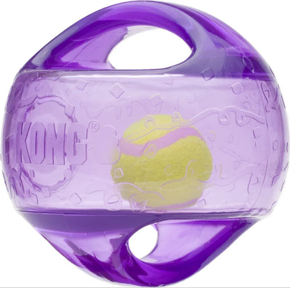 M/L Size KONG Jumbler Ball/Football Dog Toy, Color Varies