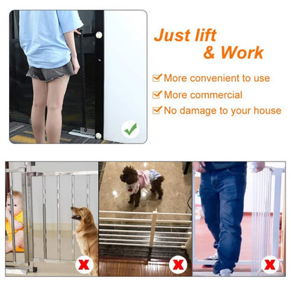 Ingenious Mesh Dog Fence for Indoor Outdoor Tall Pet Dog Gate Retractable Safety Guard Foldable Toddler Stair Gate Isolation