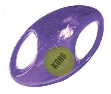 M/L Size KONG Jumbler Ball/Football Dog Toy, Color Varies