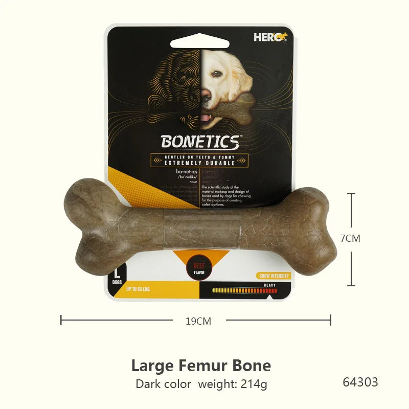 CAITEC Dog Toys Chewing Bone Toy Durable Bite Resistant Great for Tossing and Chasing Suitable for Small to Large Dogs