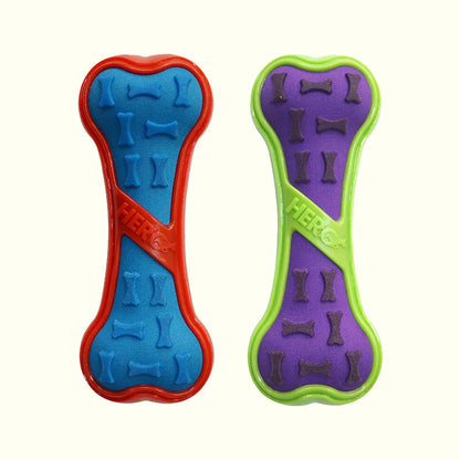 CAITEC Dog Toys Squeaking Stick and Bone Floatable Springy Suitable for Tossing and Chasing Soft