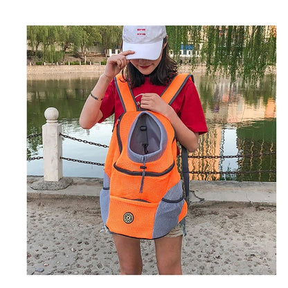 Pet Dog Carrier Bag Carrier For Dogs Backpack Portable Travel Breathable Dog Bag Outdoor Dog Carrier Bag Pet Carrying Supplies