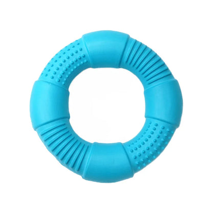 CAITEC Dog Toys Foam Ring Toy Soft Bite Ring Light Durable Floatable Bite Resistant Interactive Toy 3 Size for Choosing