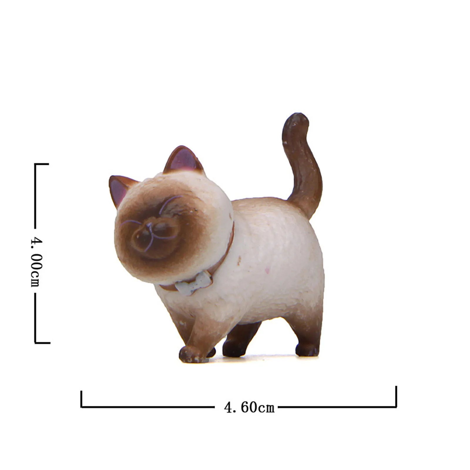 Cute Cat Ornaments Kawaii Bell Cat Animal Fairy Garden Figurines Accessories Home Decoration Desktop  Model Birthday Gift Gif