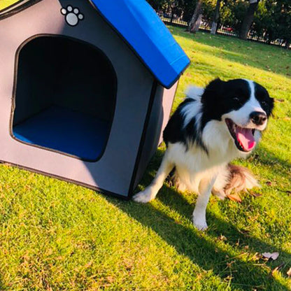 Waterproof Outdoor Dog Kennel – Chew-Proof, Soft, Portable Bed