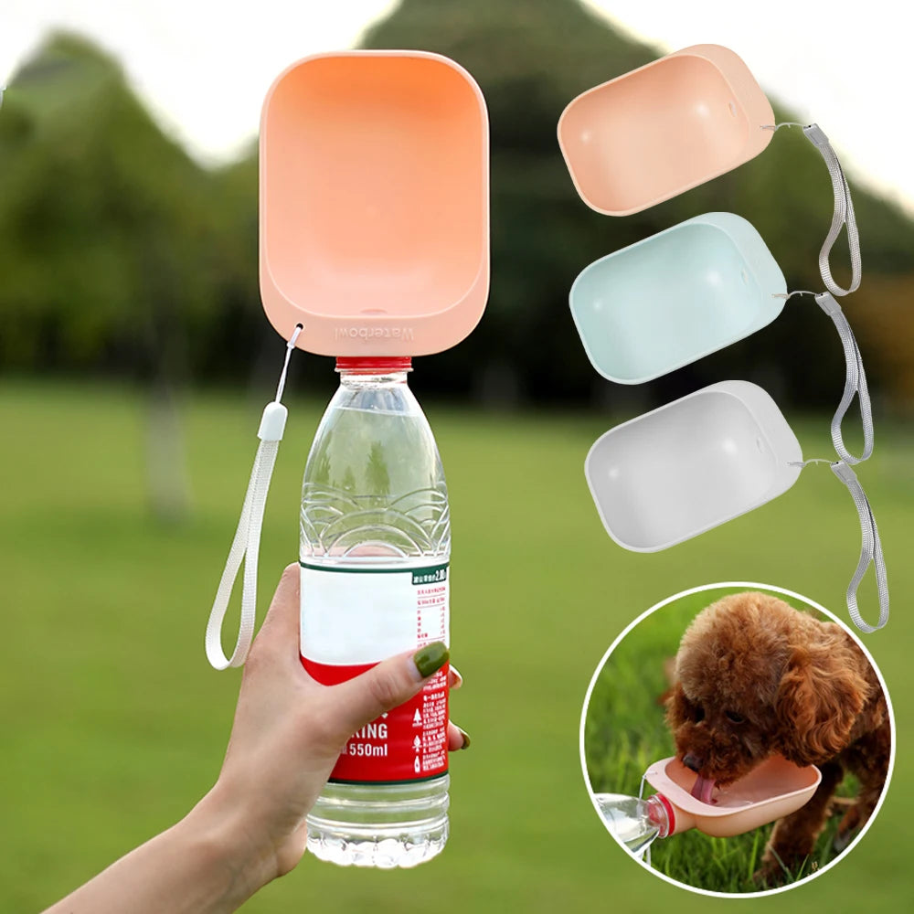 Dog Travel Water Bottle Portable Pet Dog Water Bottle Drinking Water Feeder for Dog Cat Outdoor Water Bowl Bottle