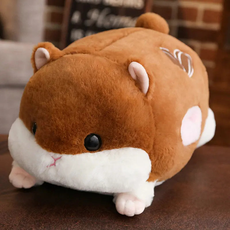 50-120cm Big Size Doll Cartoon Hamster Plush Toy Soft Stuffed Animals Pillow Girls Birthday Gifts Winter