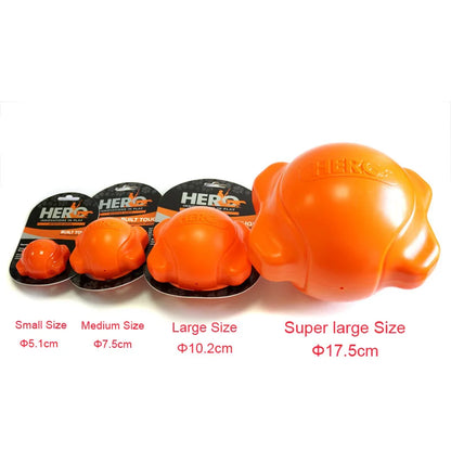 CAITEC Dog Toys Squeaking Ball Soft Floatable Springy Suitable for Tossing Chasing 4 Sizes for Small to Large Dogs