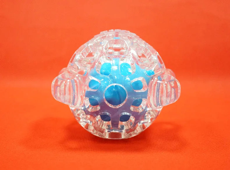 CAITEC Dog Toys Hollow Squeaking Feeding Ball Foraging Dog Toy Dog Ball Floatable Suitable for Small to Large Dogs