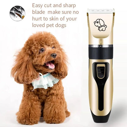 Rechargeable Pet Hair Trimmer for Dogs, Cats & Animals