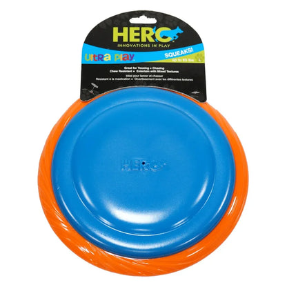 HERO Dog Toys Flying Disc Squeaky Interactive Dog Toy Suitable for Medium or Large Dogs