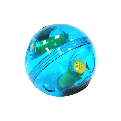 CAITEC Dog Toys Giggle Treat Dispensing Ball Make Funny Sounds Hard Ball Durable Foraging and Chewing Pet Toys Bite Resistant