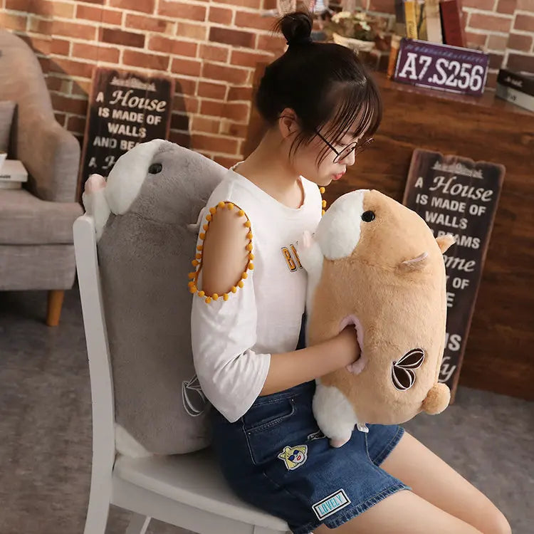 50-120cm Big Size Doll Cartoon Hamster Plush Toy Soft Stuffed Animals Pillow Girls Birthday Gifts Winter