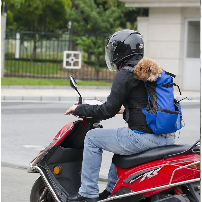 Hiking Pet Dog Carrier Travel Backpack Outdoor Ventilation Breathable Bicycle Motorcycle Outdoor Sport Mesh Bag Drop Shipping