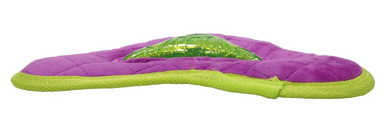 HERO Dog Toys Fabric Flying Disc Soft Squeaky Interactive Dog Toys Suitable for Small to Large Dogs