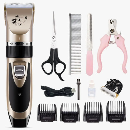 Rechargeable Pet Hair Trimmer for Dogs, Cats & Animals