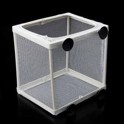 Fish Tank Aquarium Guppy Breeding Breeder Fish Baby Gauze Trap Box Isolator S/L