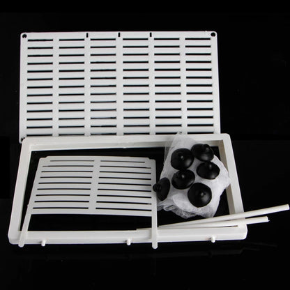 Fish Tank Aquarium Guppy Breeding Breeder Fish Baby Gauze Trap Box Isolator S/L