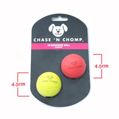 CAITEC Dog Toys Soft Rubbber Bouncing Ball Floatable Pet Toys Best for Tossing Chasing Suitable for Small to Large Dogs 3 Sizes