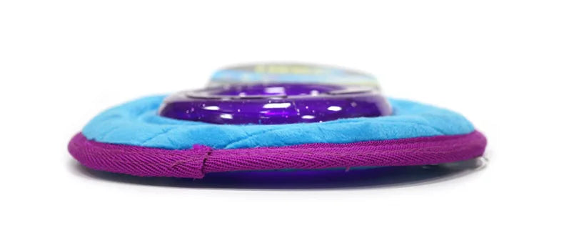 HERO Dog Toys Fabric Flying Disc Soft Squeaky Interactive Dog Toys Suitable for Small to Large Dogs