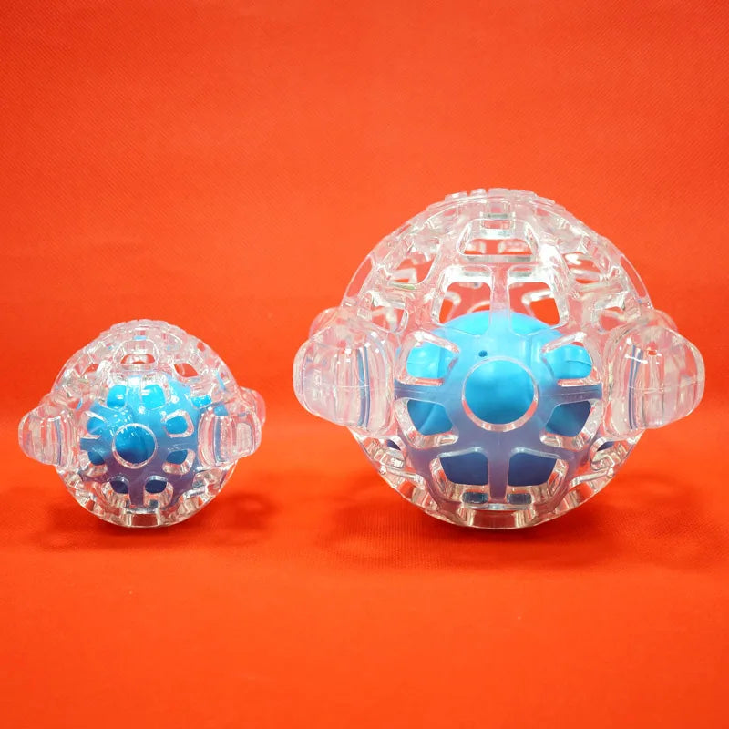 CAITEC Dog Toys Hollow Squeaking Feeding Ball Foraging Dog Toy Dog Ball Floatable Suitable for Small to Large Dogs