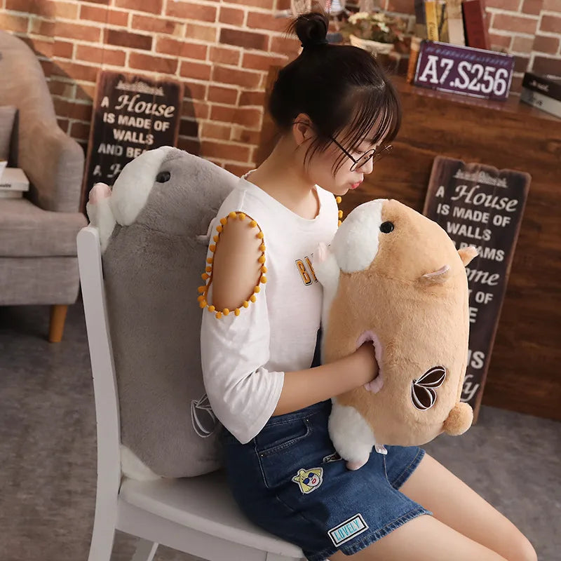 50-120cm Big Size Doll Cartoon Hamster Plush Toy Soft Stuffed Animals Pillow Girls Birthday Gifts Winter