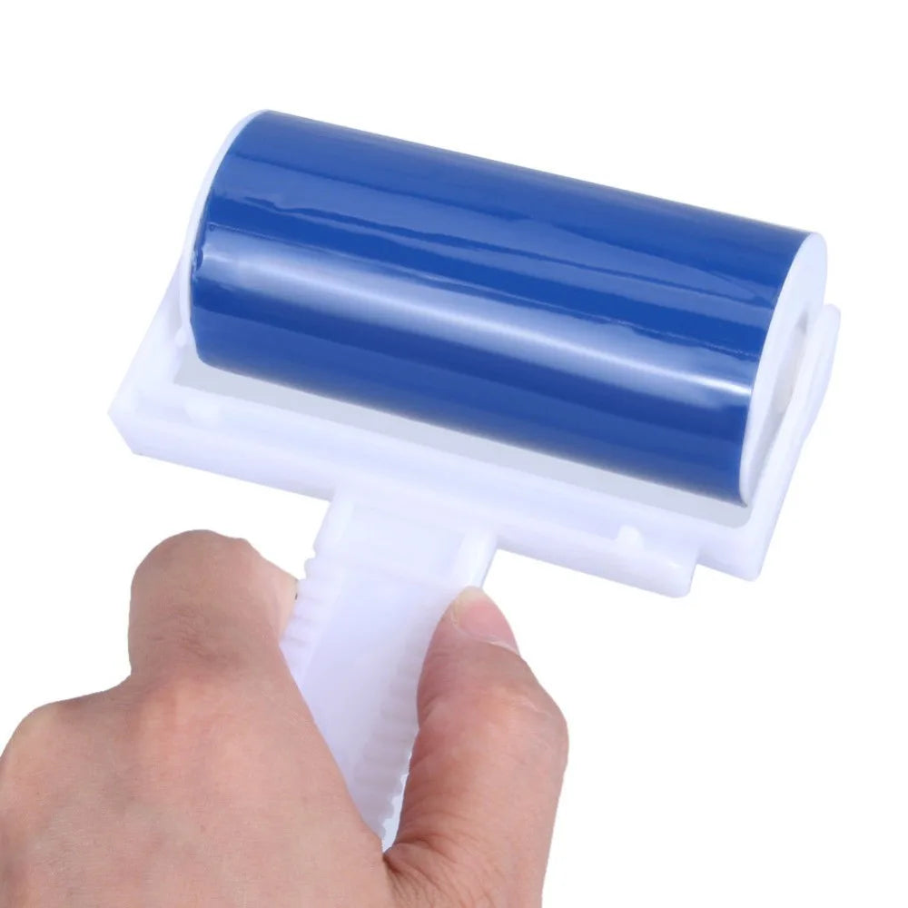 Reusable Washable Lint Roller Sticky Silicone Dust Wiper Pet Hair Remover Cleaning Brush Tools for Pet Cloth Furniture