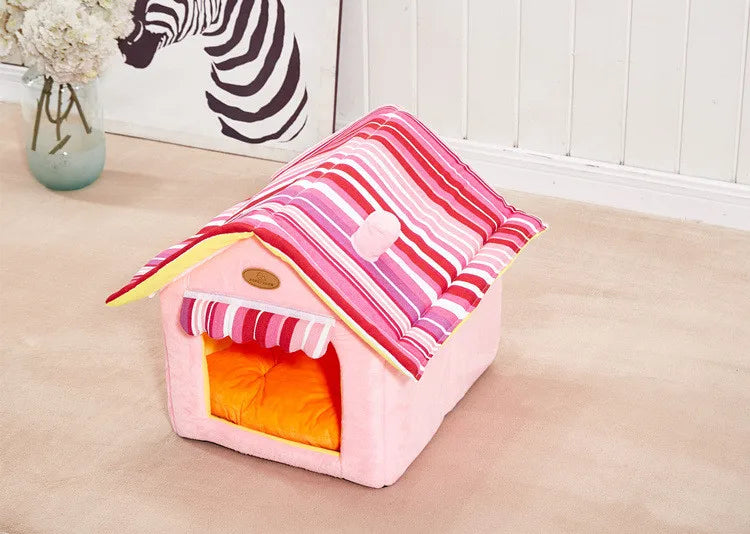 Soft Indoor Pet Tent House for Small to Medium Dogs & Cats
