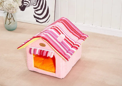 Soft Indoor Pet Tent House for Small to Medium Dogs & Cats