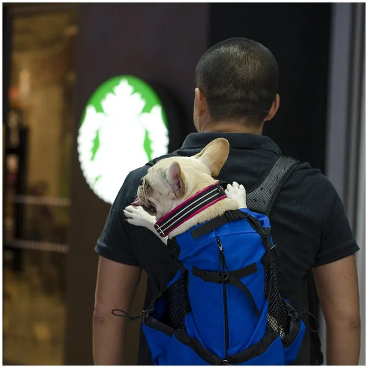 Hiking Pet Dog Carrier Travel Backpack Outdoor Ventilation Breathable Bicycle Motorcycle Outdoor Sport Mesh Bag Drop Shipping