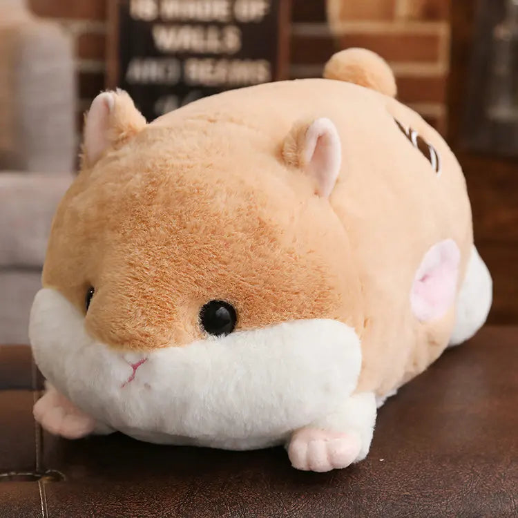 50-120cm Big Size Doll Cartoon Hamster Plush Toy Soft Stuffed Animals Pillow Girls Birthday Gifts Winter