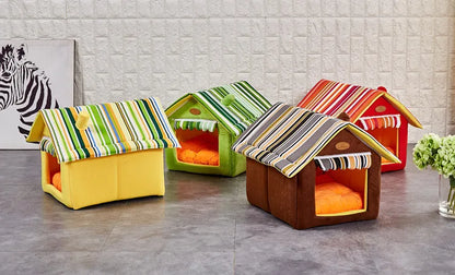 Soft Indoor Pet Tent House for Small to Medium Dogs & Cats