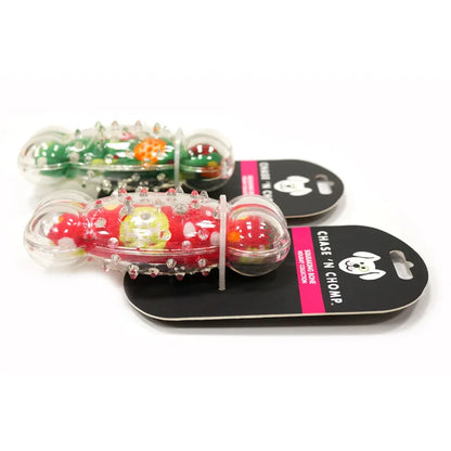 CAITEC Dog Toys Squeaking Bone Springy Suitable for Tossing and Chasing Soft Dog Toys of Holiday Series