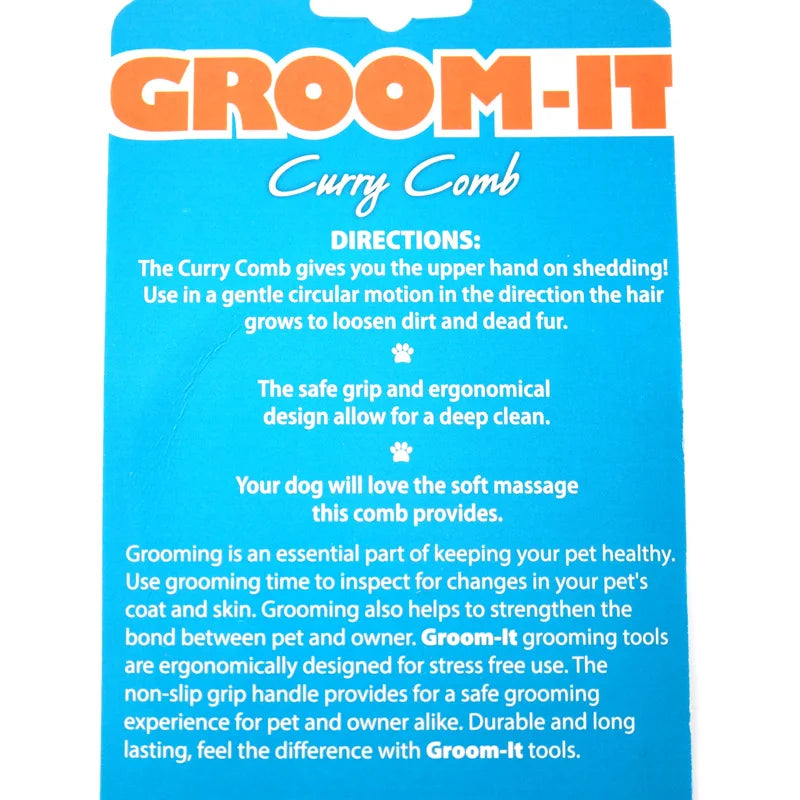 CAITEC Dog Product Curry Comb Bath Brush Grooming Interactive with your Dogs Allow for Deep Clean