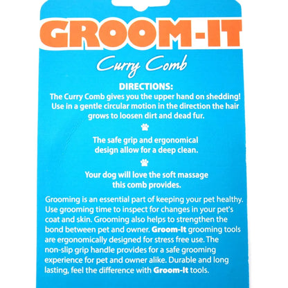 CAITEC Dog Product Curry Comb Bath Brush Grooming Interactive with your Dogs Allow for Deep Clean