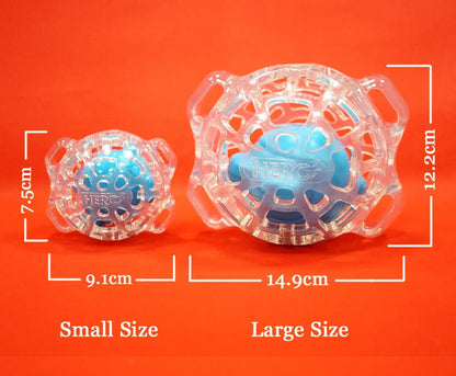 CAITEC Dog Toys Hollow Squeaking Feeding Ball Foraging Dog Toy Dog Ball Floatable Suitable for Small to Large Dogs