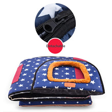 (S-L) Medium Dog Kennel Indoor Soft Comfortable Puppy House Removable Small Dog Bed Cave Winter Warm Pet Sleeping Mat Portable