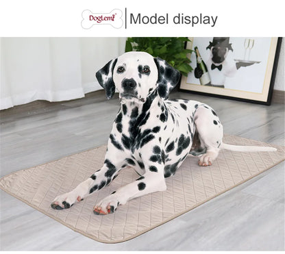 Dog Pee Pad Reusable Washable Dog Urine Mat Bamboo Fiber Sofa Waterproof Absorbent Puppy Cat Training Diaper Mat Pet Supplies