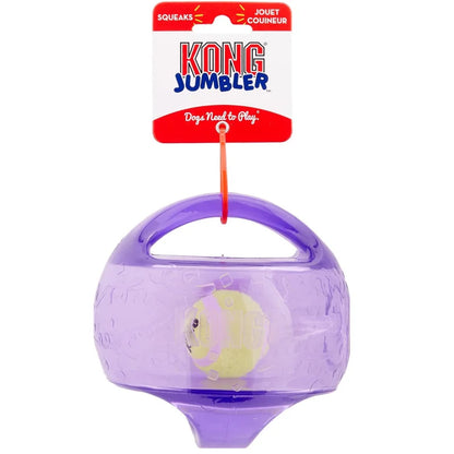 M/L Size KONG Jumbler Ball/Football Dog Toy, Color Varies