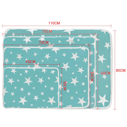 Underpad for Dogs Cooling Mats Urine Diaper Mat Waterproof Reusable Training Pad Dog Car breathable Dog Bed пеленки для собак