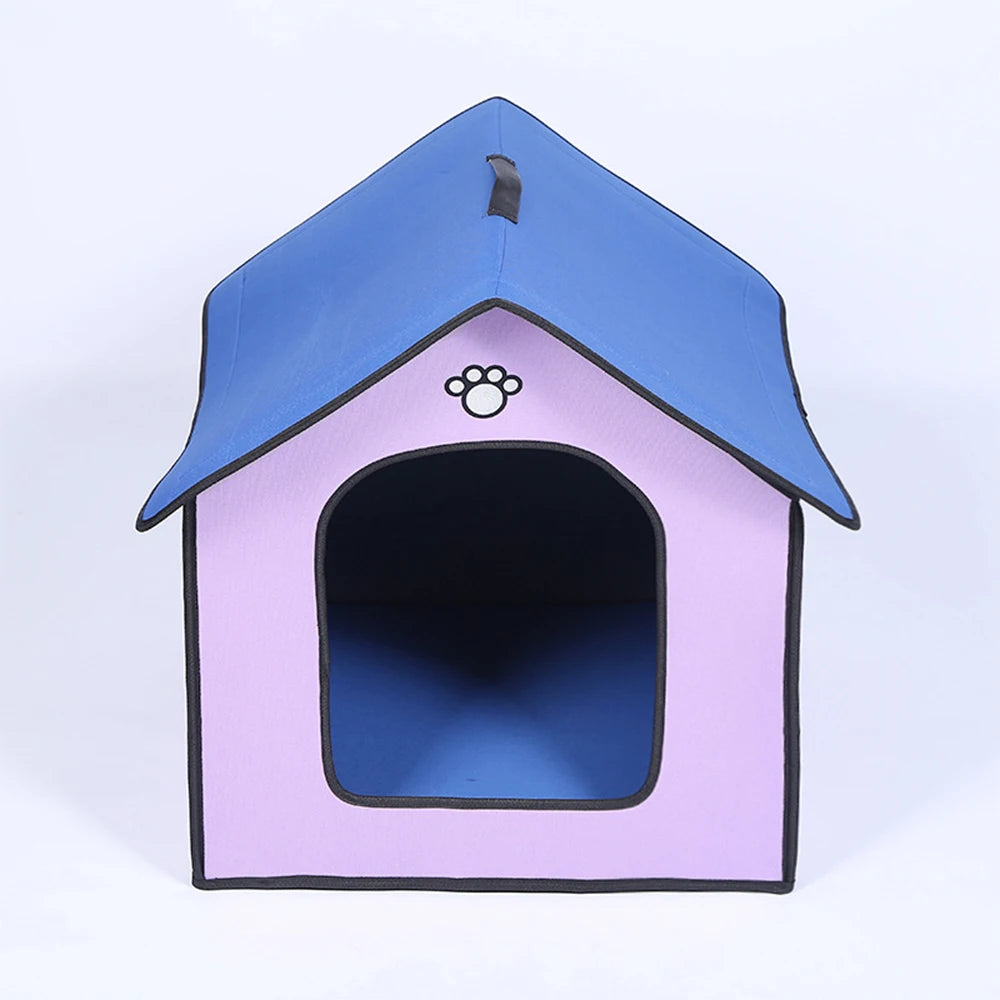 Waterproof Outdoor Dog Kennel – Chew-Proof, Soft, Portable Bed