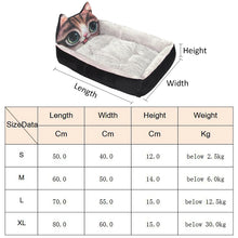 Winter Warm Pet Bed Sofa for Small Dogs & Cats – Washable