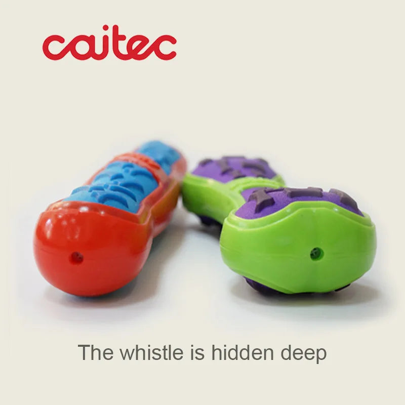 CAITEC Dog Toys Squeaking Stick and Bone Floatable Springy Suitable for Tossing and Chasing Soft